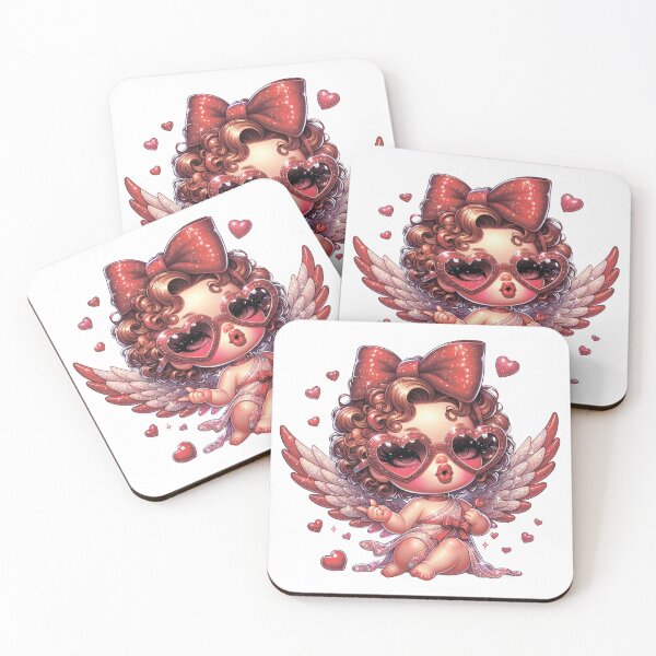 Item preview, Angel girl among hearts. designed and sold by MagelliShop.