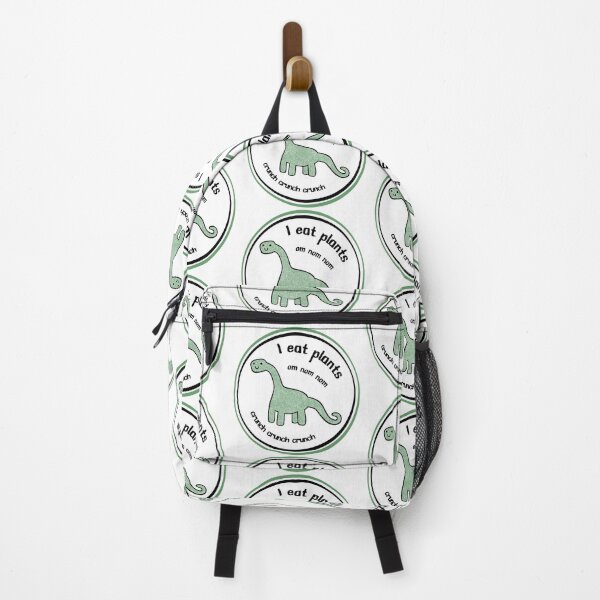 Item preview, I eat plants om nom nom crunch crunch crunch sauropod dinosaur designed and sold by KatelynMitalski.