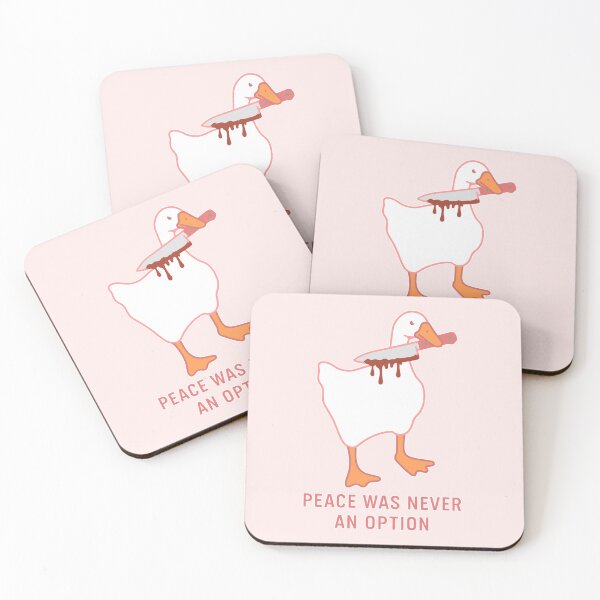Item preview, Peace was never an option -Cute Funny Goose  designed and sold by FarieArt.