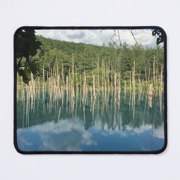 Item preview, Blue pond in Hokkaido, Japan designed and sold by BlueWakeWorks.