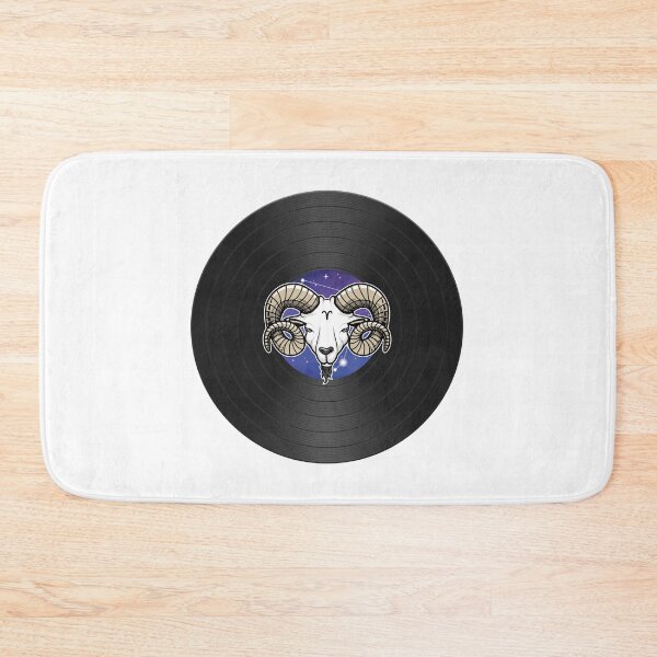 Item preview, Aries Vinyl Print – Bold Zodiac Record Art designed and sold by Midnight789.