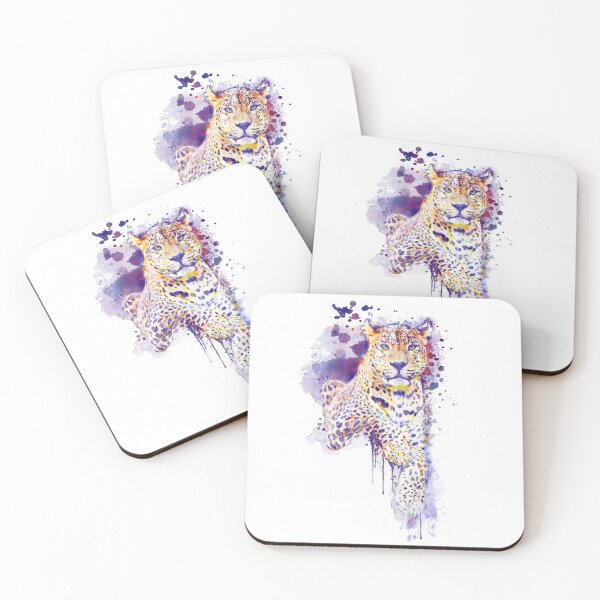 Item preview, Resting Leopard Watercolor designed and sold by caracatita75.
