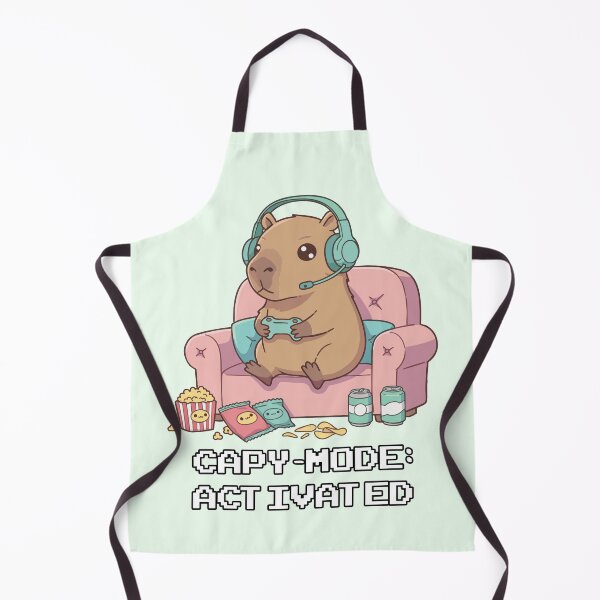 Item preview, Capy-Mode: Activated – Funny Gamer Capybara Couch Gaming Design designed and sold by imaginariun.