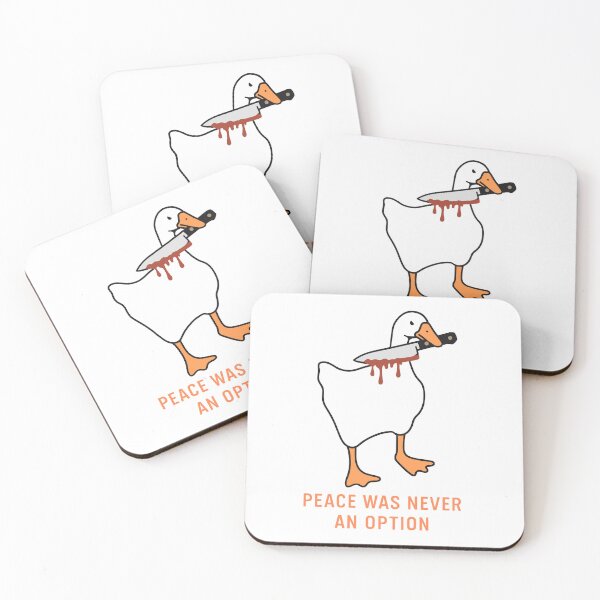 Item preview, Peace was never an option -Cute Funny Goose  designed and sold by FarieArt.