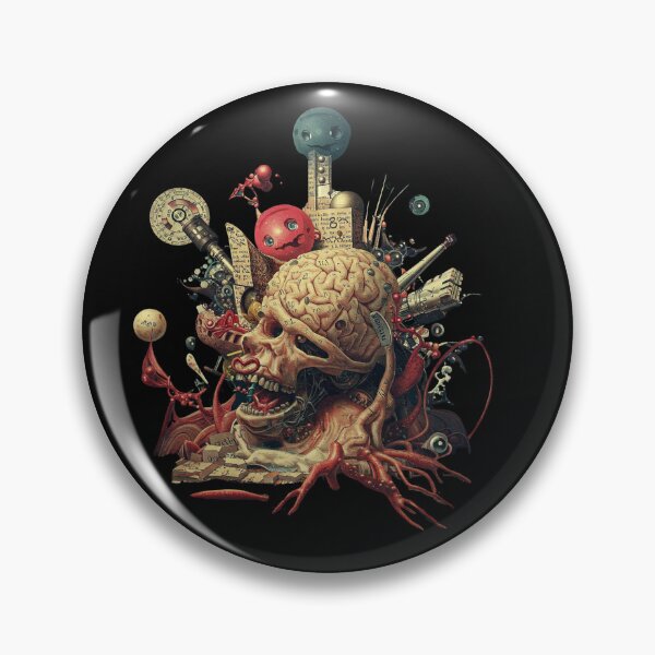Item preview, Abstract Shapes Brainrot Glitch Art designed and sold by SurrealArtSzysz.