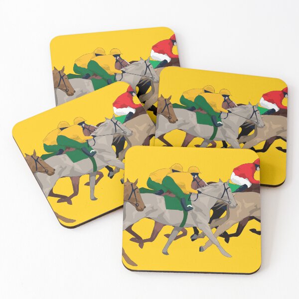 Item preview, Copy of Horse race yellow 1 designed and sold by Anne Cakebread.