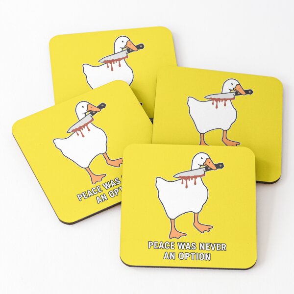 Item preview, Peace was never an option -Cute Funny Goose  designed and sold by FarieArt.
