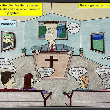 Artwork thumbnail, Henry the Preacher and the Tip System by MDeCampArt