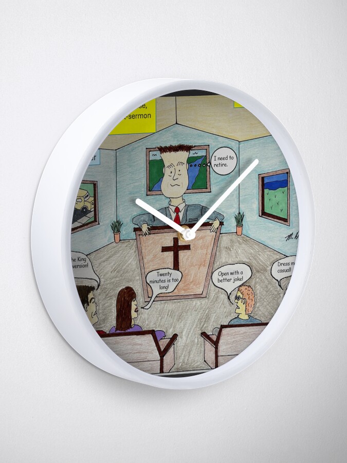 Thumbnail 1 of 4, Clock, Henry the Preacher and the Tip System designed and sold by MDeCampArt.