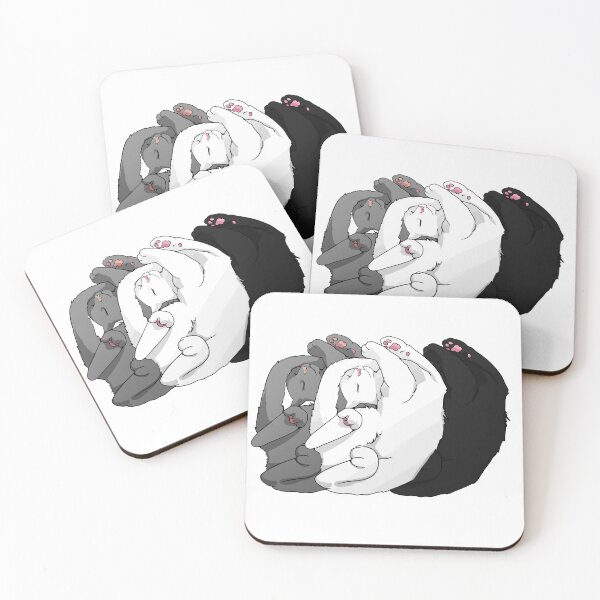 Item preview, Cuddled Cats designed and sold by yatsuart.