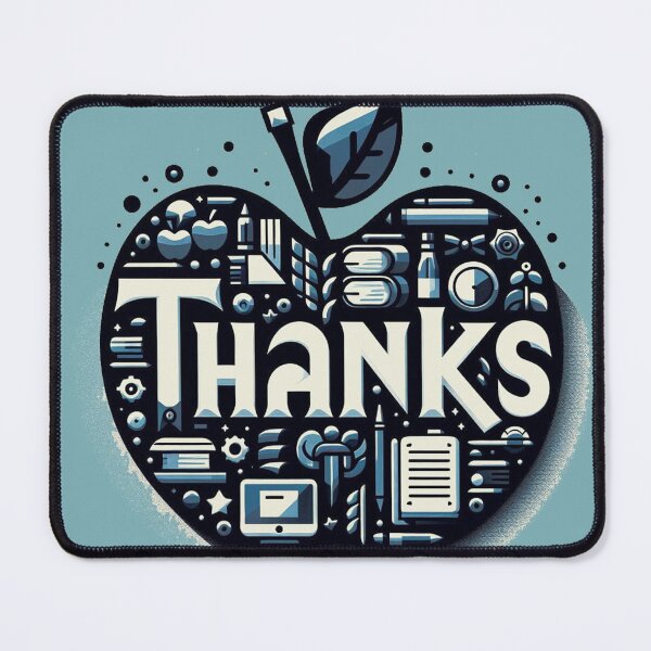 Item preview, teachers' appreciation day text art apple designed and sold by Mudikeys.