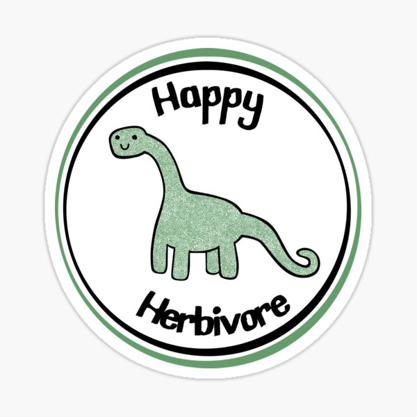 Item preview, Happy herbivore designed and sold by KatelynMitalski.