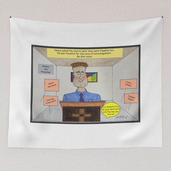 Item preview, Henry the Preacher-Words of Encouragement Comic designed and sold by MDeCampArt.