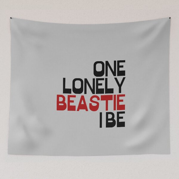 Item preview, One lonely beastie I be- Rap Lyrics 1 designed and sold by VibeTwist.