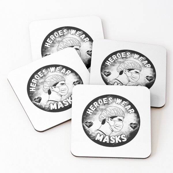 Item preview, Heroes wear masks doctor  designed and sold by NatGrafika.