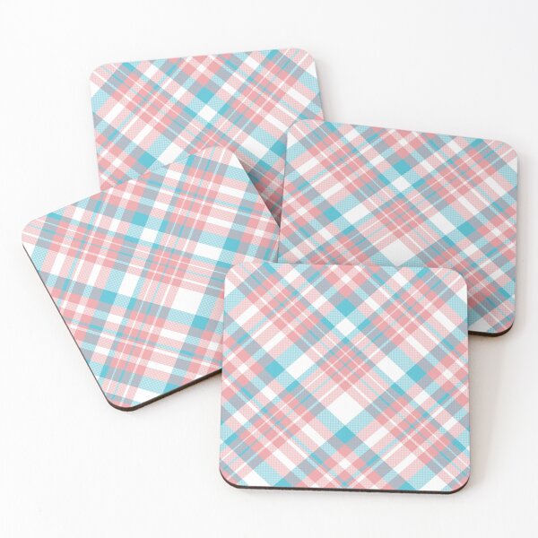 Item preview, Pastel Pink and Blue Plaid Tartan designed and sold by Julie Erin Designs.