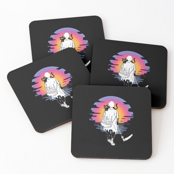 Item preview, The passerby and his loyal kittens designed and sold by ATOTI.