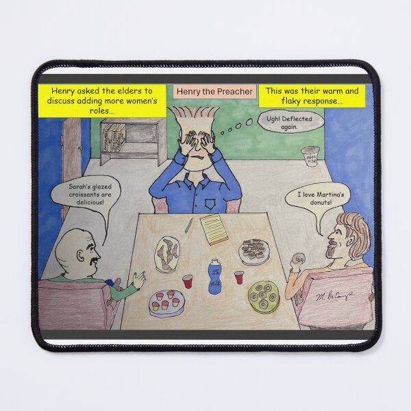 Item preview, Henry the Preacher Tries to Expand Women's Roles designed and sold by MDeCampArt.
