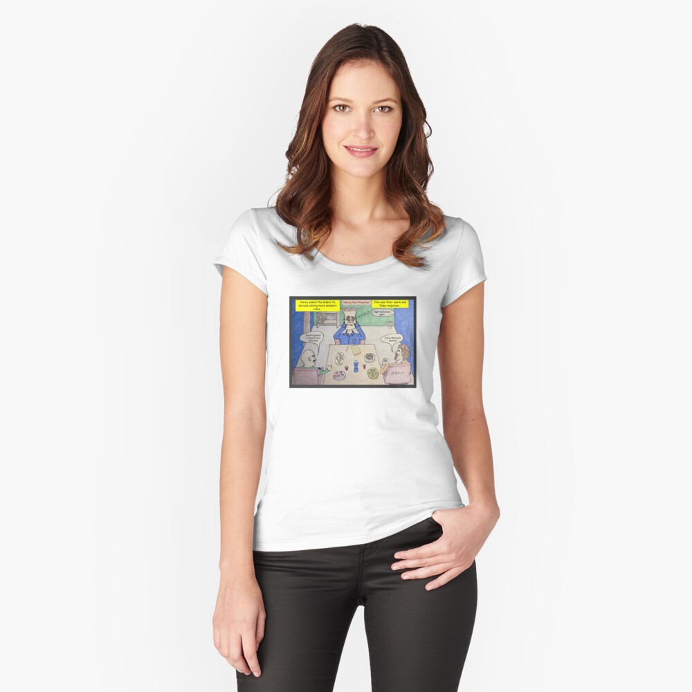 Item preview, Fitted Scoop T-Shirt designed and sold by MDeCampArt.