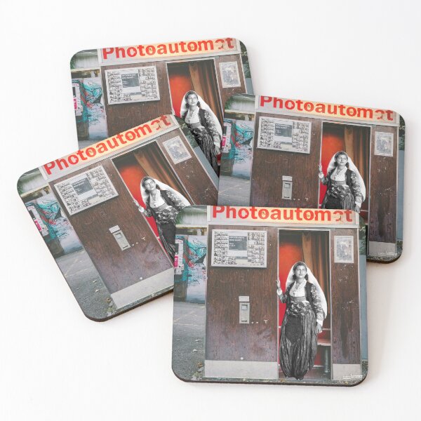 Item preview, Frau im Photoautomat designed and sold by andërrgraundish.