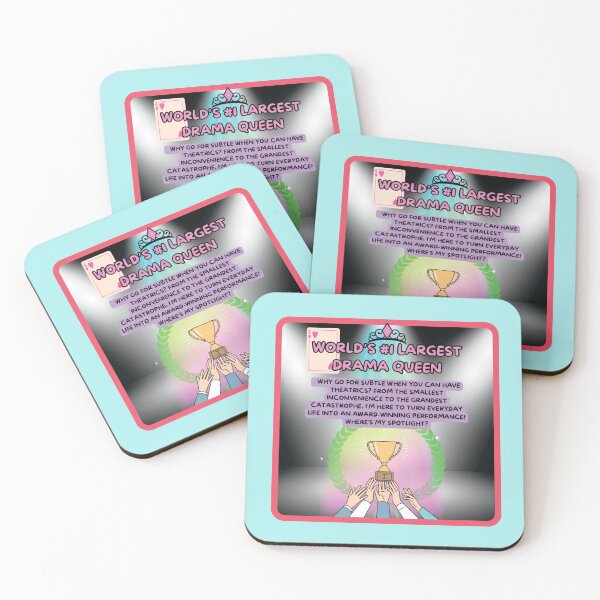 Item preview, World's Largest Drama Queen Funny Friendship Award designed and sold by Hanging On By A Staple.