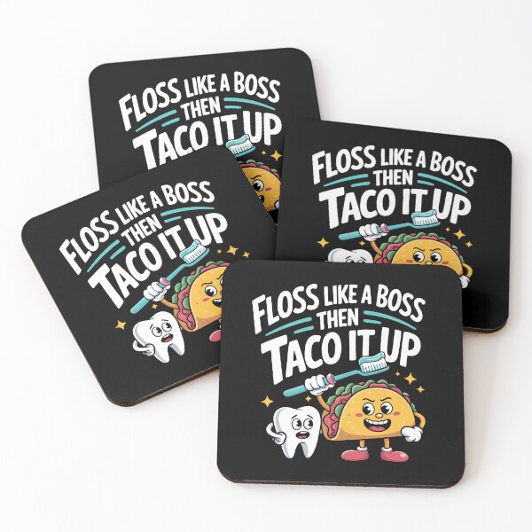 Item preview, Floss Like A Boss Then Taco It Up Funny Dental Taco designed and sold by NewArtWave.