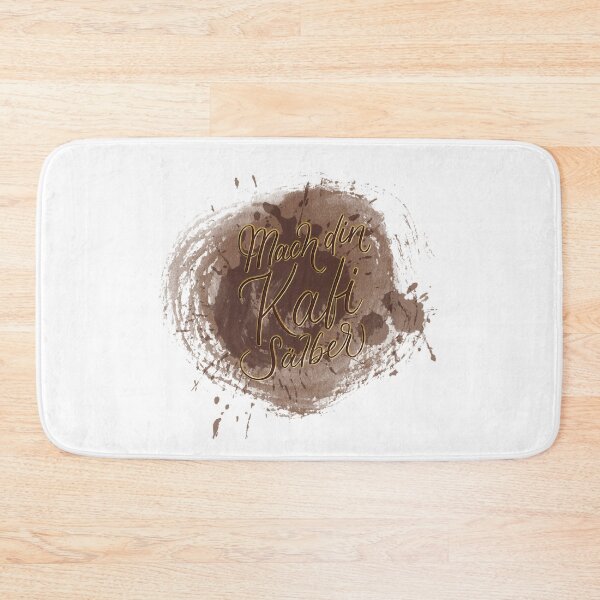 Item preview, "Make your own coffee" Swiss saying with coffee stain designed and sold by Taylina.
