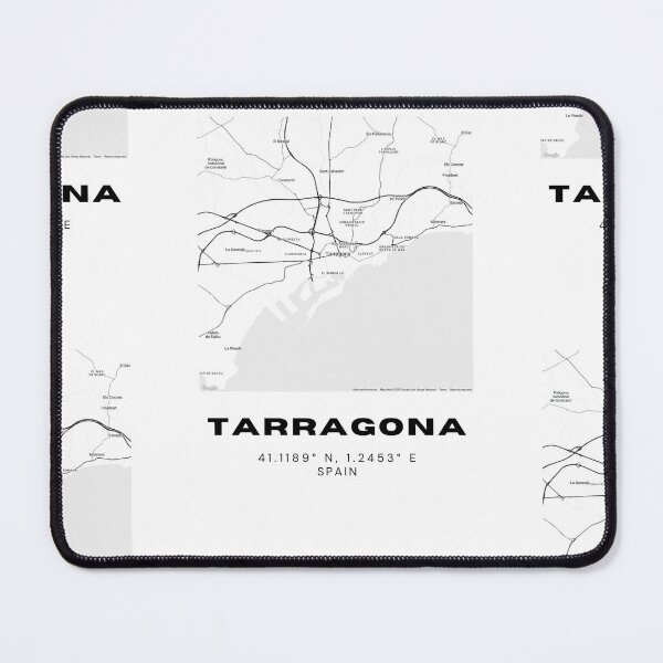 Item preview, Tarragona Spain Minimalist Map | Roman City Monochrome Art designed and sold by RM-Journey.