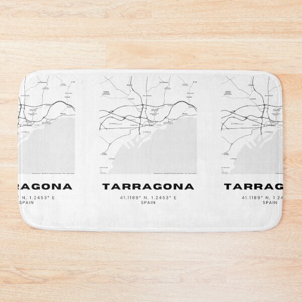 Item preview, Tarragona Spain Minimalist Map | Roman City Monochrome Art designed and sold by RM-Journey.