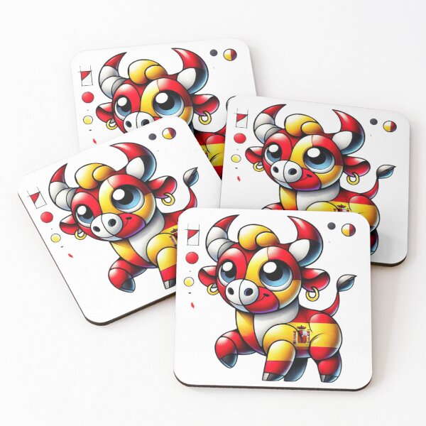 Item preview, Royal Bull – Sweetness with Spanish Shield and Heart designed and sold by FusiTink.
