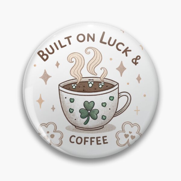 Item preview, Build on luck and coffee designed and sold by Lucky 777.