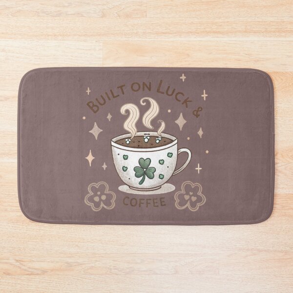 Item preview, Build on luck and coffee designed and sold by Lucky 777.