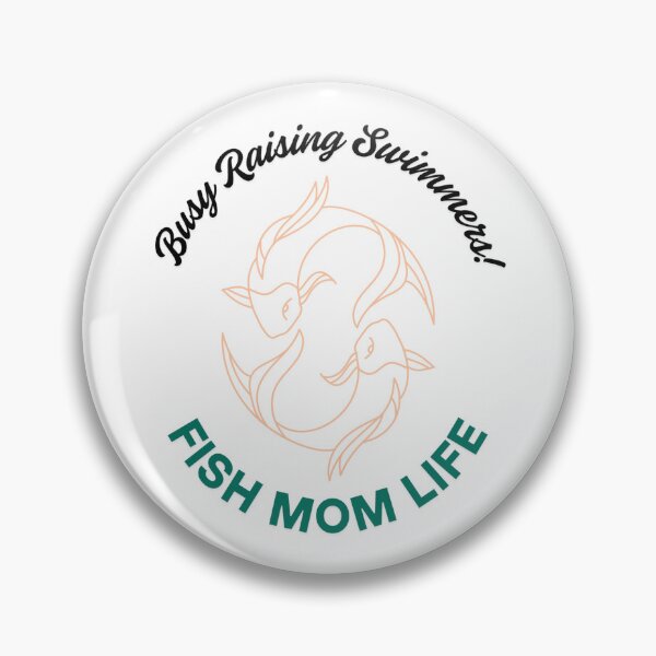 Item preview, Busy Raising Swimmers | Fish Mom Life Tee | Aquarium Enthusiast Gift | Soft White Edition designed and sold by ShwethaSSK.