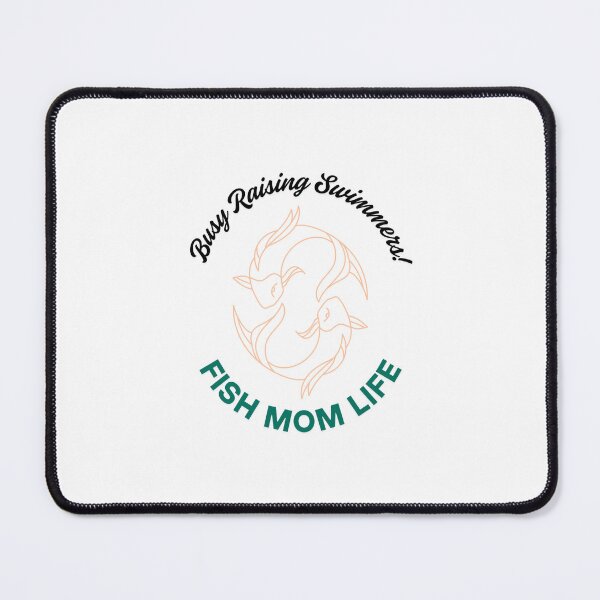 Item preview, Busy Raising Swimmers | Fish Mom Life Tee | Aquarium Enthusiast Gift | Soft White Edition designed and sold by ShwethaSSK.