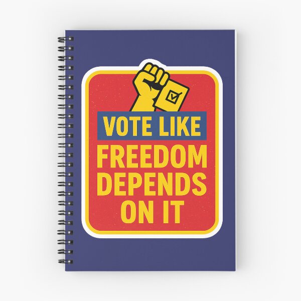 Item preview, Defend Democracy - Vote Like Freedom Depends On It designed and sold by ZibiArt.