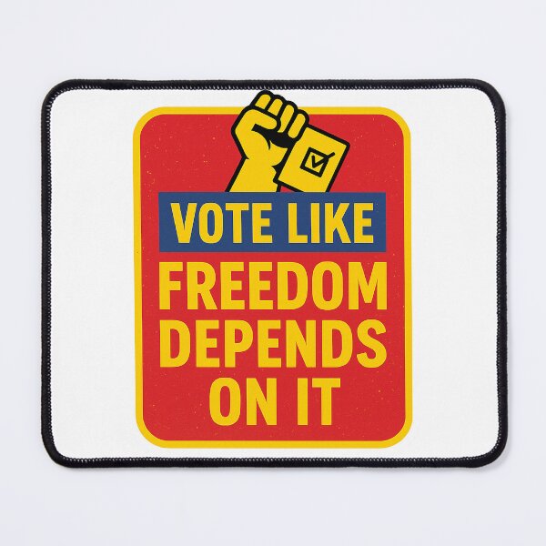 Item preview, Defend Democracy - Vote Like Freedom Depends On It designed and sold by ZibiArt.