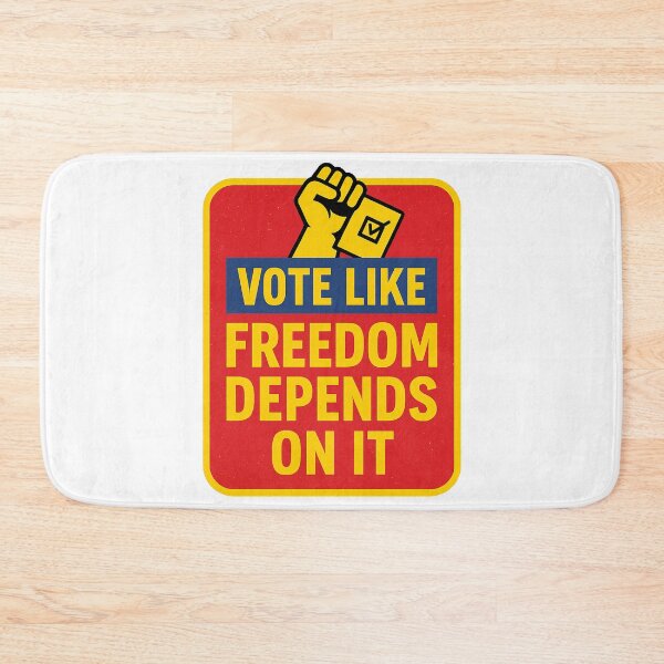 Item preview, Defend Democracy - Vote Like Freedom Depends On It designed and sold by ZibiArt.