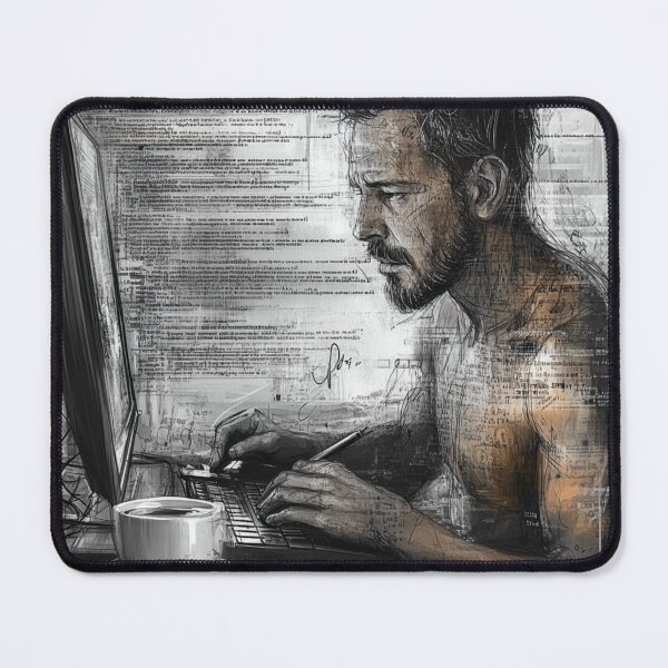 Item preview, Code & Coffee: The Focused Programmer designed and sold by MelaDizayn.