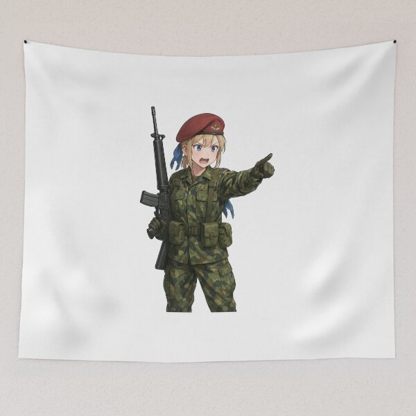 Item preview, Tactical Girl designed and sold by RAWLIFEGRAPHIC.