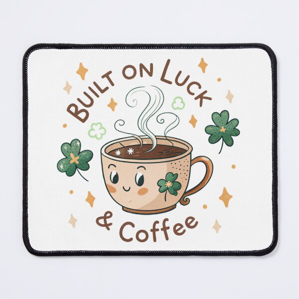 Item preview, Built on luck and Coffee designed and sold by Lucky 777.