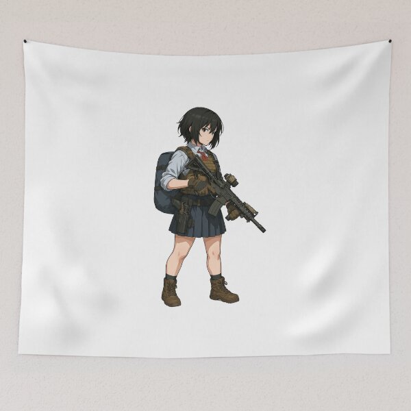 Item preview, Tactical Girl designed and sold by RAWLIFEGRAPHIC.