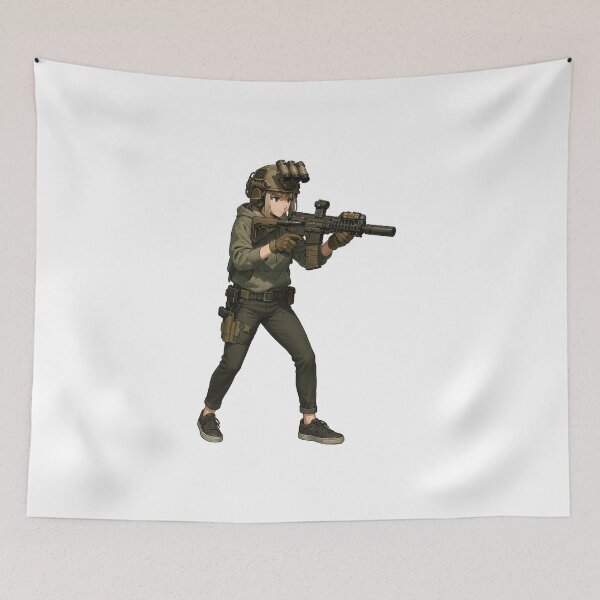 Item preview, Tactical Girl designed and sold by RAWLIFEGRAPHIC.
