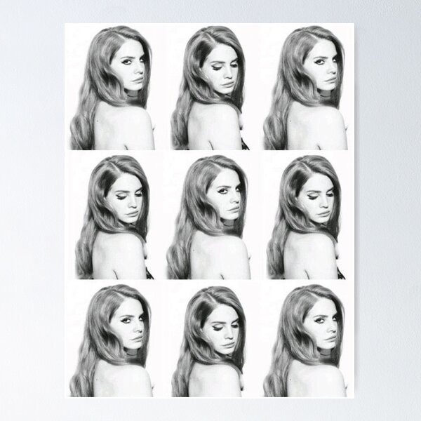 Item preview, Lana Del Rey collage designed and sold by waterdreams.