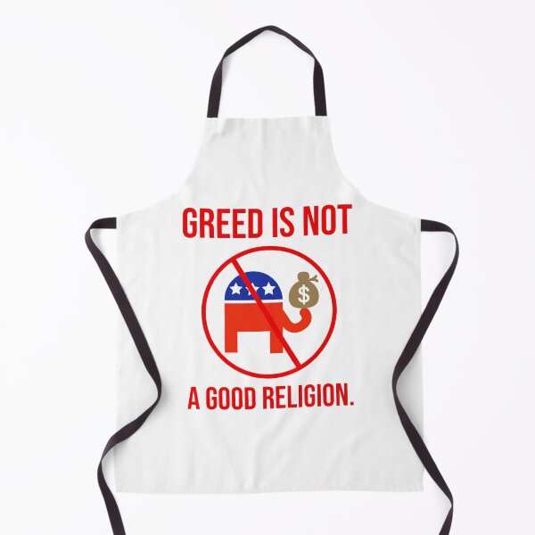 Item preview, Greed is not a good religion.  designed and sold by Rachel the Artist .