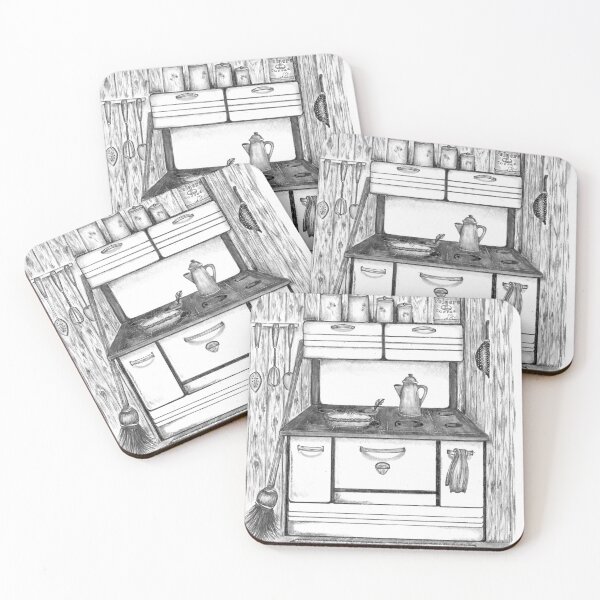 Item preview, Cabin Stove designed and sold by LisaGreenStudioLLC.