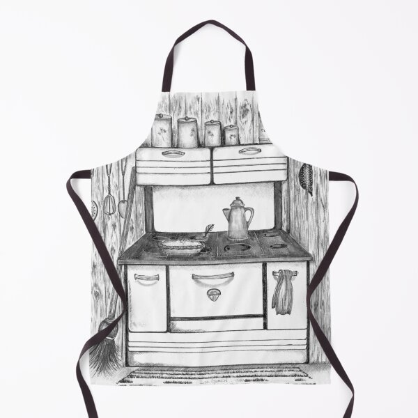 Item preview, Cabin Stove designed and sold by LisaGreenStudioLLC.