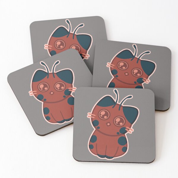 Item preview, Kawaii Ladybug Cat designed and sold by Xiaolan's Art.