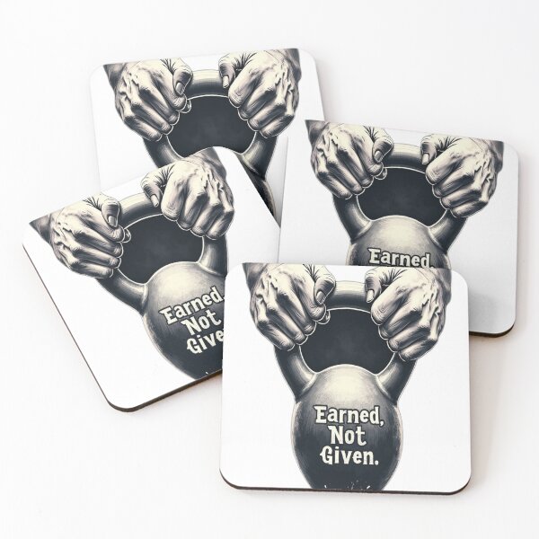 Item preview, Earned Not Given – Hardcore Kettlebell Gym Design designed and sold by Digital Artisan.