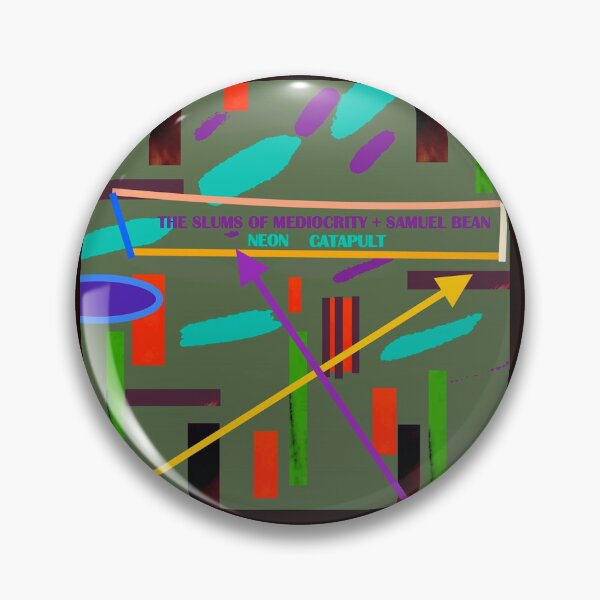 Item preview, The Slums of Mediocrity and Samuel Bean - "Neon Catapult" (2015) Album Cover Art designed and sold by Araible Designs.