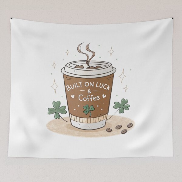 Item preview, Build on luck & Coffee designed and sold by Lucky 777.